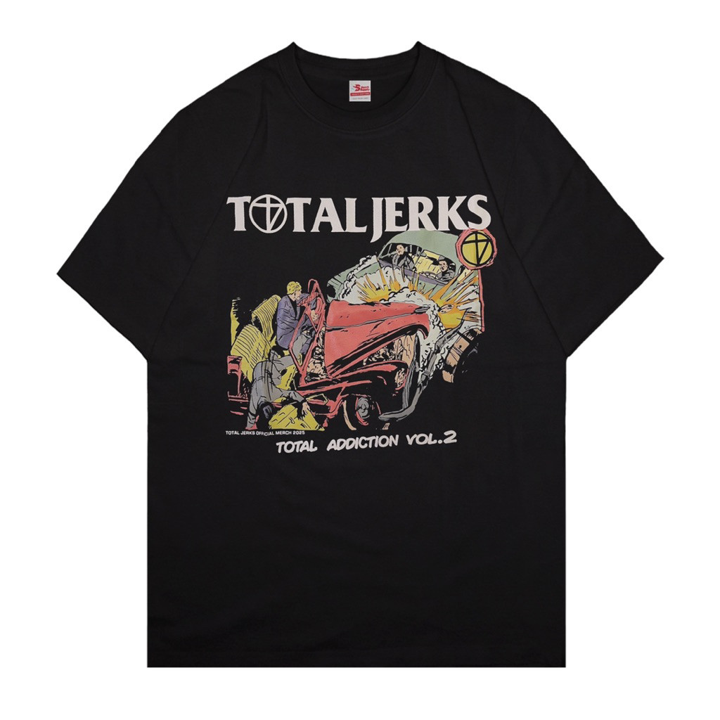 Total Jerks "Total Addiction" Kaos Cowok