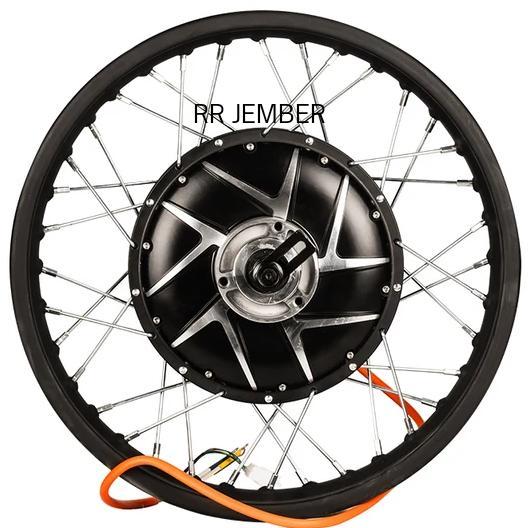 BLDC jari jari 2000w 3000w SPOKE HUB motor YUMA MOTOR - 3000W, kardus+kayu