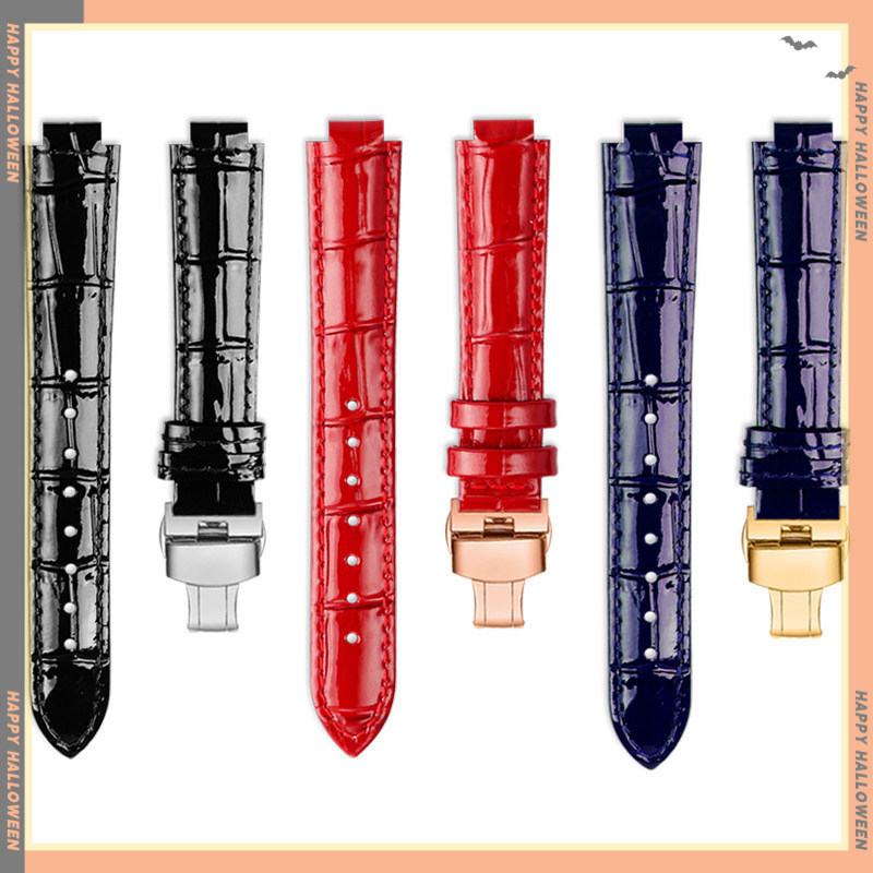 Tali Jam Kulit Sapi Model Cembung Cocok Cartier Ballon Bleu Ukuran Besar Sedang Kecil Gelang Jam Pri