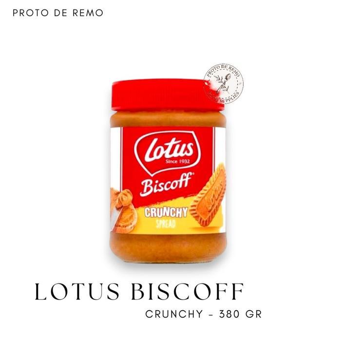 Lotus Biscoff Spread Smooth 200gr & Crunchy 190gr Selai Biskuit Karamel Lezat Tanpa Pengawet dan Pew