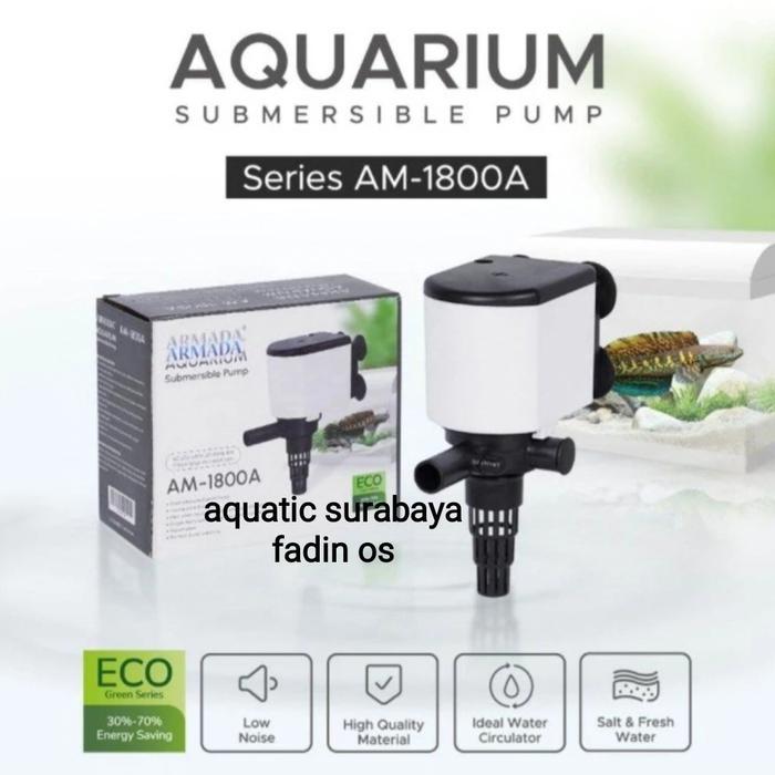 ARMADA POMPA CELUP AQUARIUM POMPA POWERHEAD ARMADA AM 1800 A LOW WATT