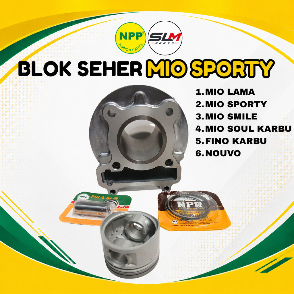 BLOK MIO SPORTY BLOK MIO SOUL KARBU MIO SMILE NPP | BLOK SEHER MIO SPORTY NPP