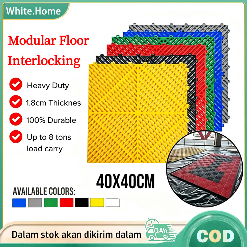 Modular Floor Lantai Bengkel Detailing High Quality / Modular Floor Detailing Workshop 40X40