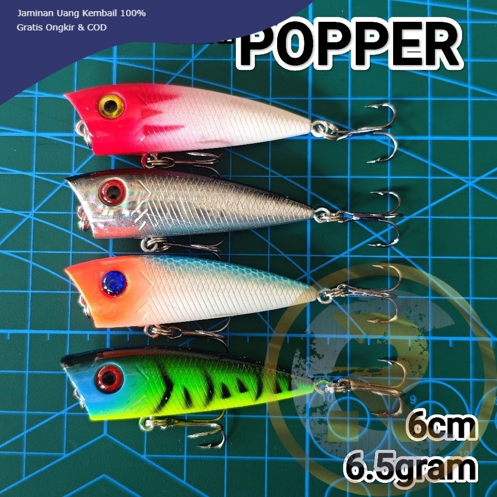 RC MINI POPPER umpan casting hampala kakap