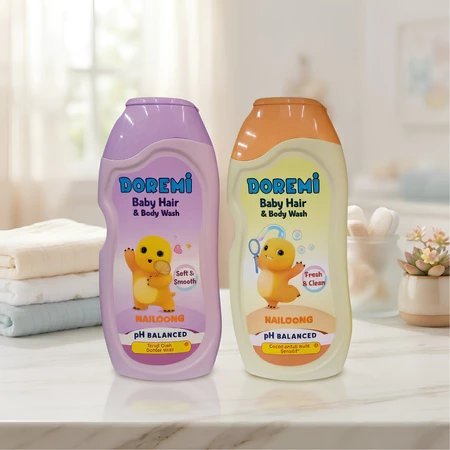 DOREMI BABY HAIR & BODY WASH NAILOONG 200 ML 100% ORIGINAL
