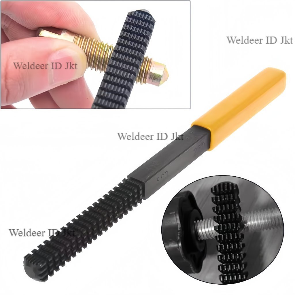 Kikir Drat Baut 8 In 1 Thread Restorer Alat Perbaikan Ulir Rusak Universal
