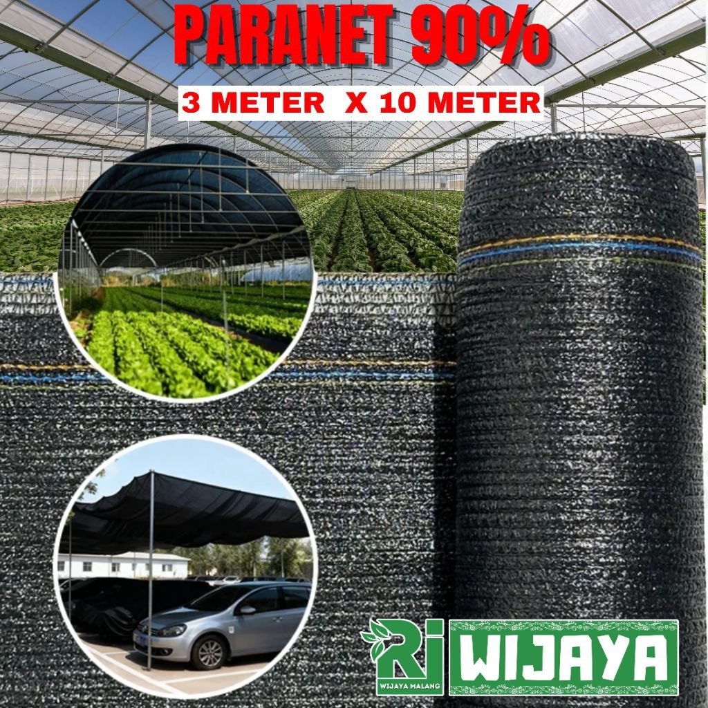 JARING PARANET 90% MURAH / ATAP GREENHOUSE / PARANET MURAH / JARING HITAM
