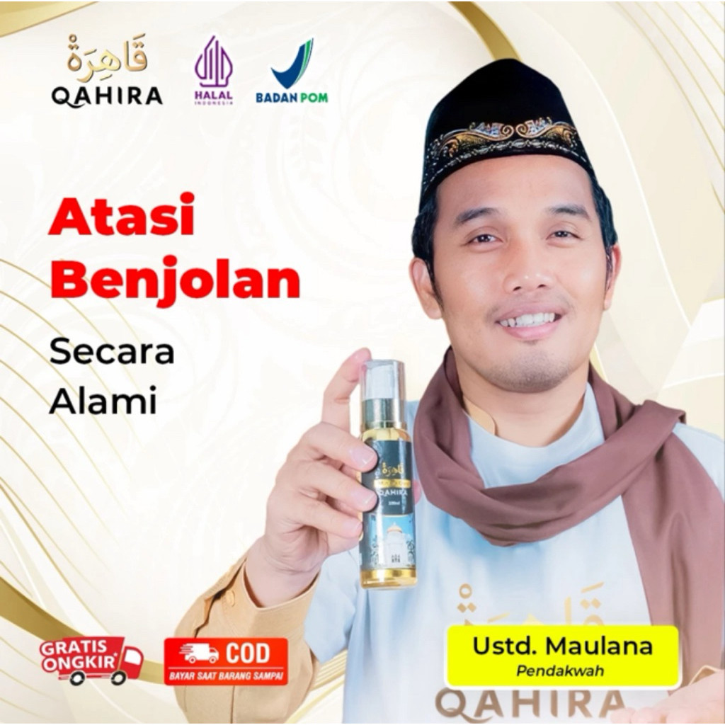Minyak Qahira Asli 100% Original Minyak Gosok Qahira Minyak Oles Penyembuh Penyakit Halal Bpom