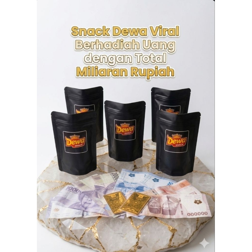TRLARIS LAGSUNG KIRIM [HADIAH LANGSUNG] Dewa Snack Murah Enak - Berhadiah Uang s/d 100 Ribu & Emas T
