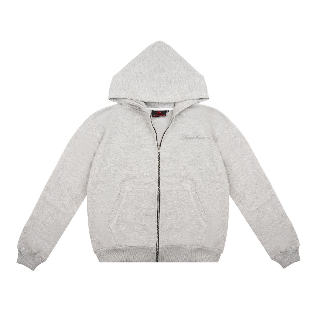 AccentAmbios x GunZ Zip Hoodie BackBone Grey