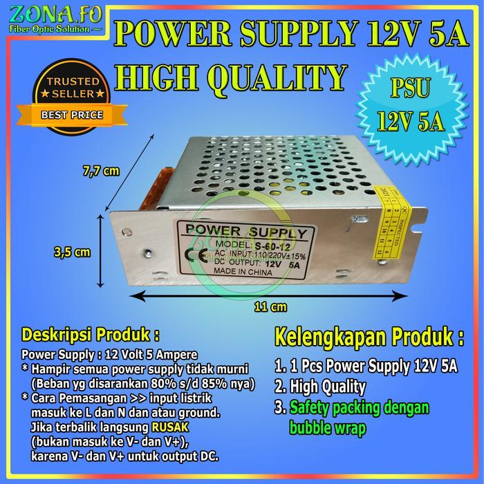 Power Supply 12V 15A / Travo 12V 15A Jaring / Power Supply 15A 12V / PSU 12V 15A CCTV / Travo LED St