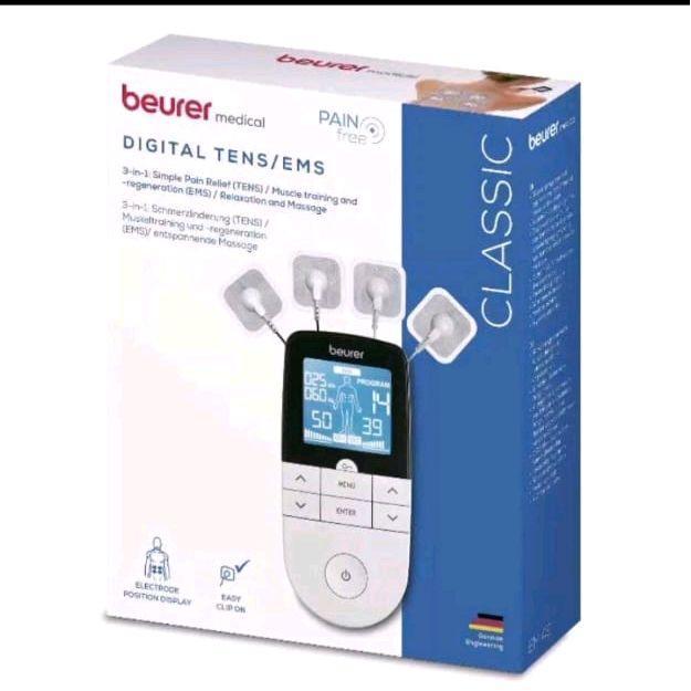 BEURER digital TENS / EMS Unit EM 49 / Alat pijat TENS BEURER EM 49 / TENS Stimulator EM49