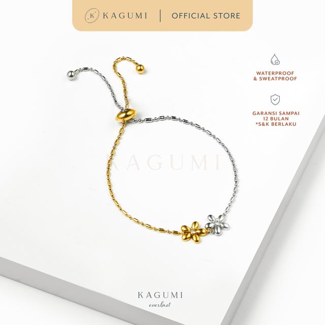 KAGUMI Everlast - Millenia Bracelet | Gelang Serut Titanium Wanita
