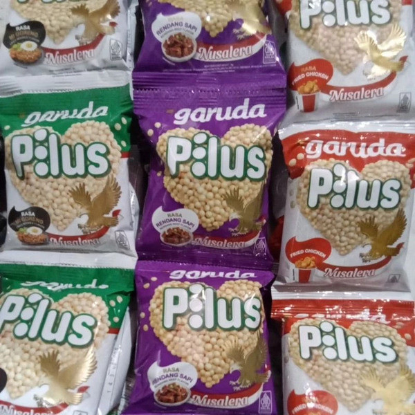 

UG Snack PILUS GARUDA 1000an isi 10pcx19 gr/Mi Goreng/Rendang Sapi/Snack Murah