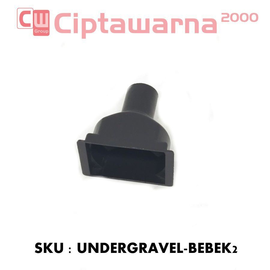 Sambungan kaki filter aquarium sepatu undergravel - CW2K