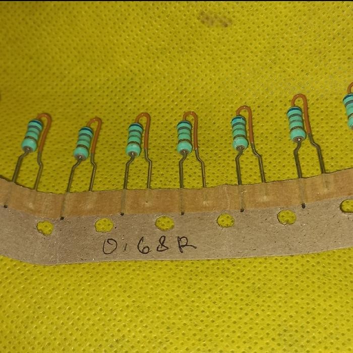 resistor 0.68ohm 1 watt original japan 1w 0r68 1watt 0.68r metalfilm Fajar