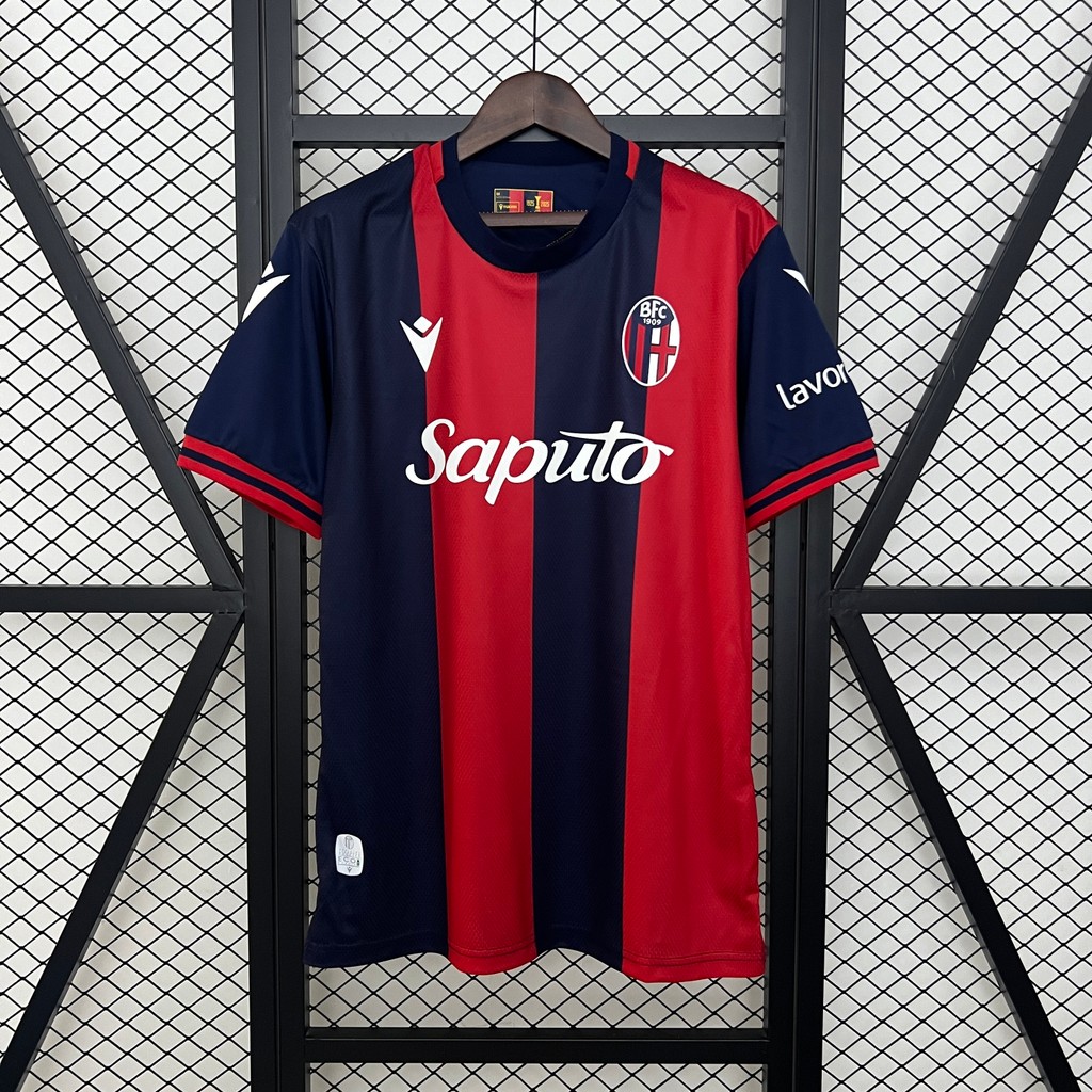 Jersey grade ori 24/25 Bologna Home A38 T shirt pria