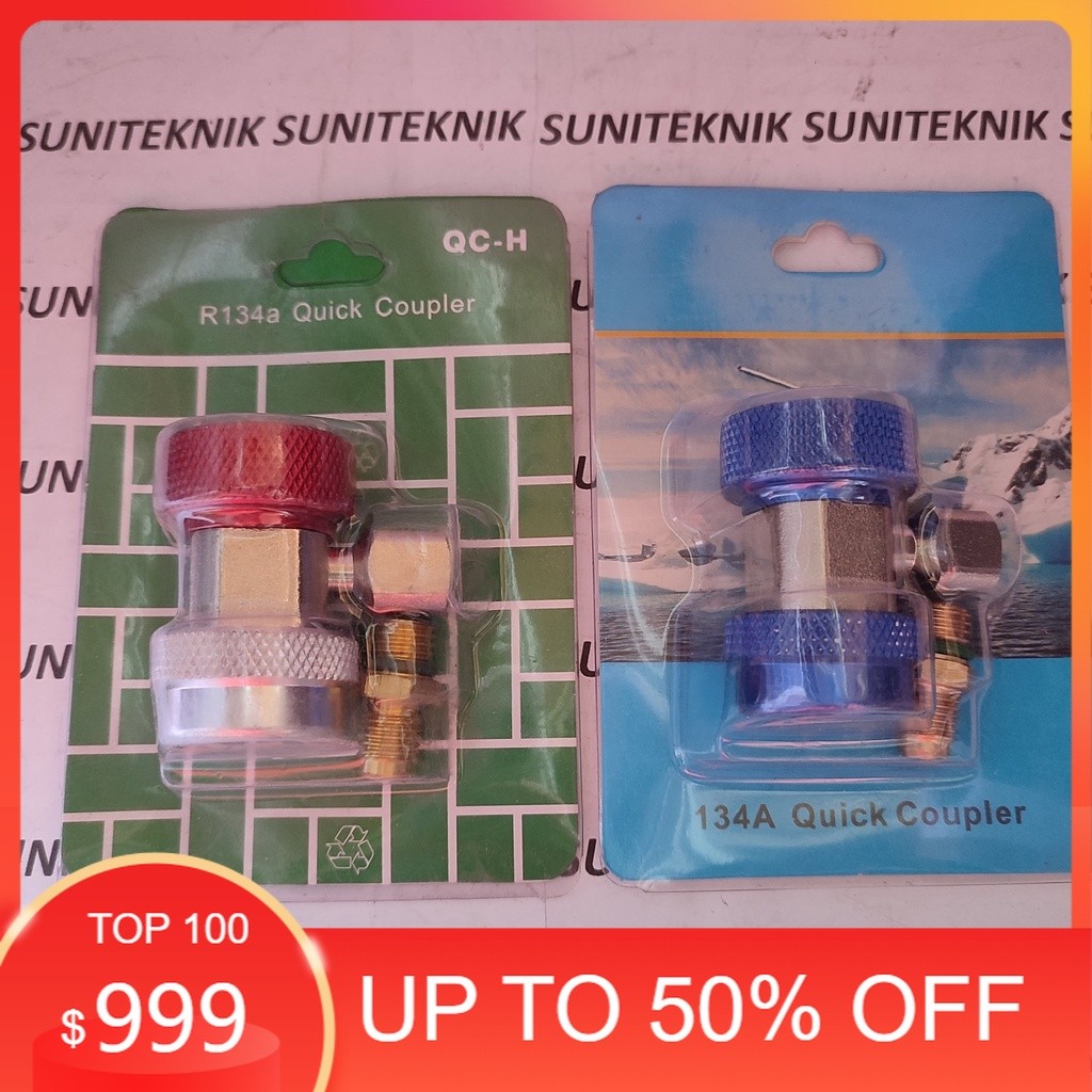 QUICK COUPLER R134 LOW & HIGH - QUICK 134a L&H - QUICK COUPLER  R134A LOW&HIGH