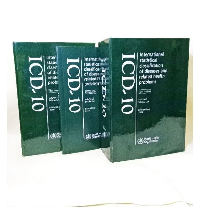 ICD-10 2016 NEW HARD COVER 1 SET LENGKAP