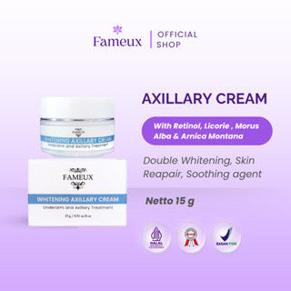 Fameux Whitening Axillary Cream 15gr (Cream Pencerah Ketiak & Area Lipatan )