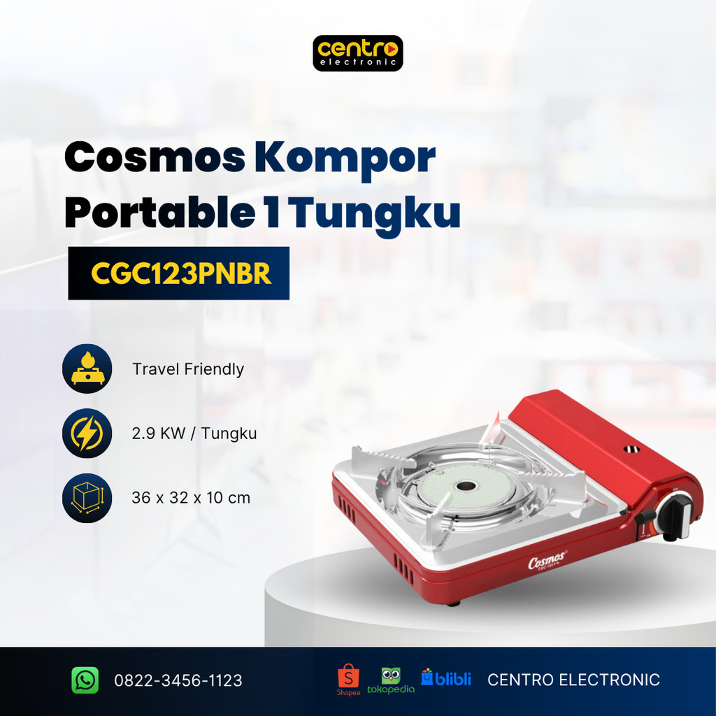 Cosmos Kompor Portable CGC123PNBR 1 Tungku