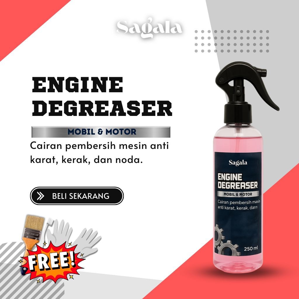 OTOMAX Engine Degreaser/Pembersih Mesin Motor/Mobil/ Pembersih Karat Kendaraan, Pembersih Blok Cvt, 