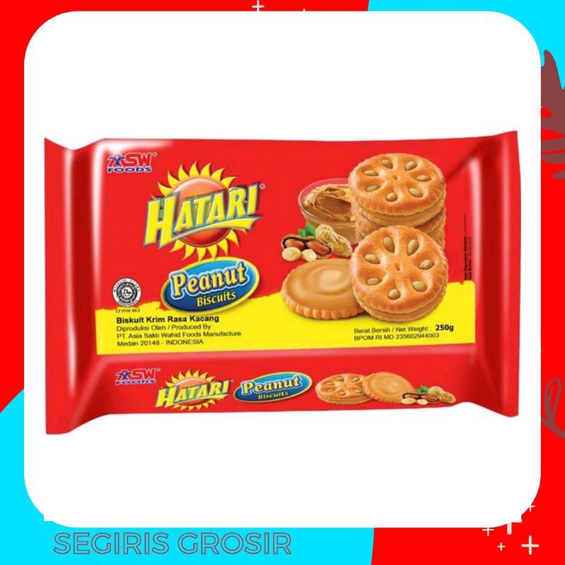 Hatari Biskuit Peanut kacang 225 gr