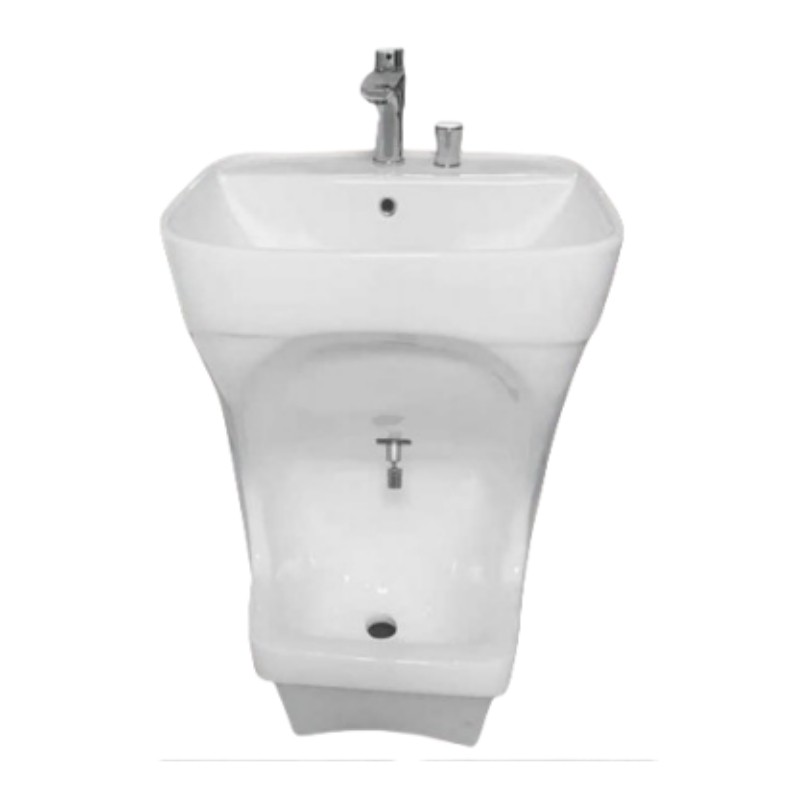 Modern Middle East Wholesale Bathroom Foot Wash Basin For Muslim Ceramic Pedestal Wudu Basin