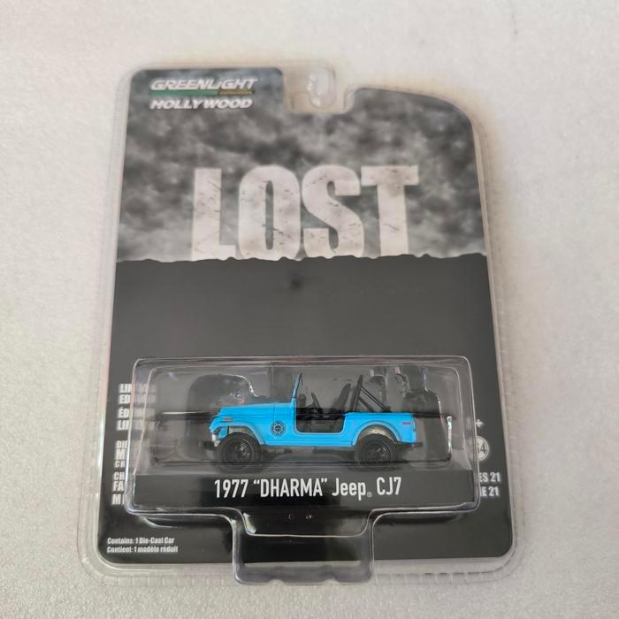 GREENLIGHT HOLLYWOOD LOST TV SERIES - 1977 JEEP CJ-7 DHARMA BEST