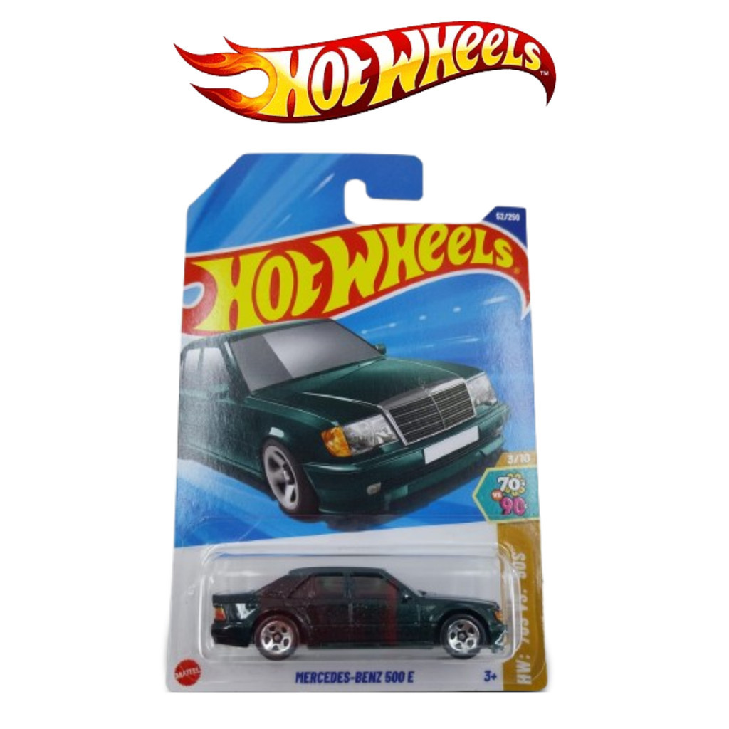 Hot Wheels Mercedes Benz 500 E Hijau Botol HW 70S Vs 90S