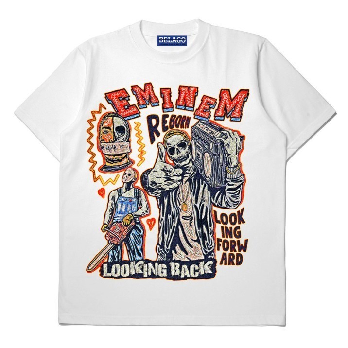 T-shirt Eminem Skull Vintage Tees