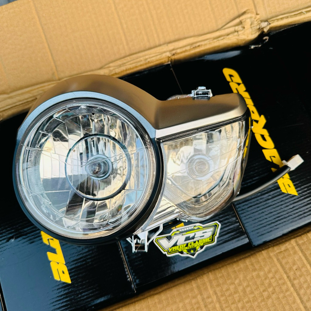 lampu tiger PC LAMPU TIREV PC reflektor lampu depan tiger PECE merk BLACKBIRD