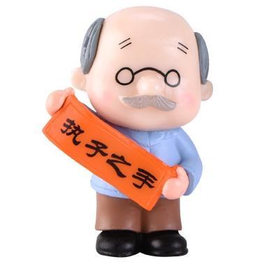 Boneka Miniatur Kakek Nenek Sepasang Murah Cake Topped Bday Orang Tua