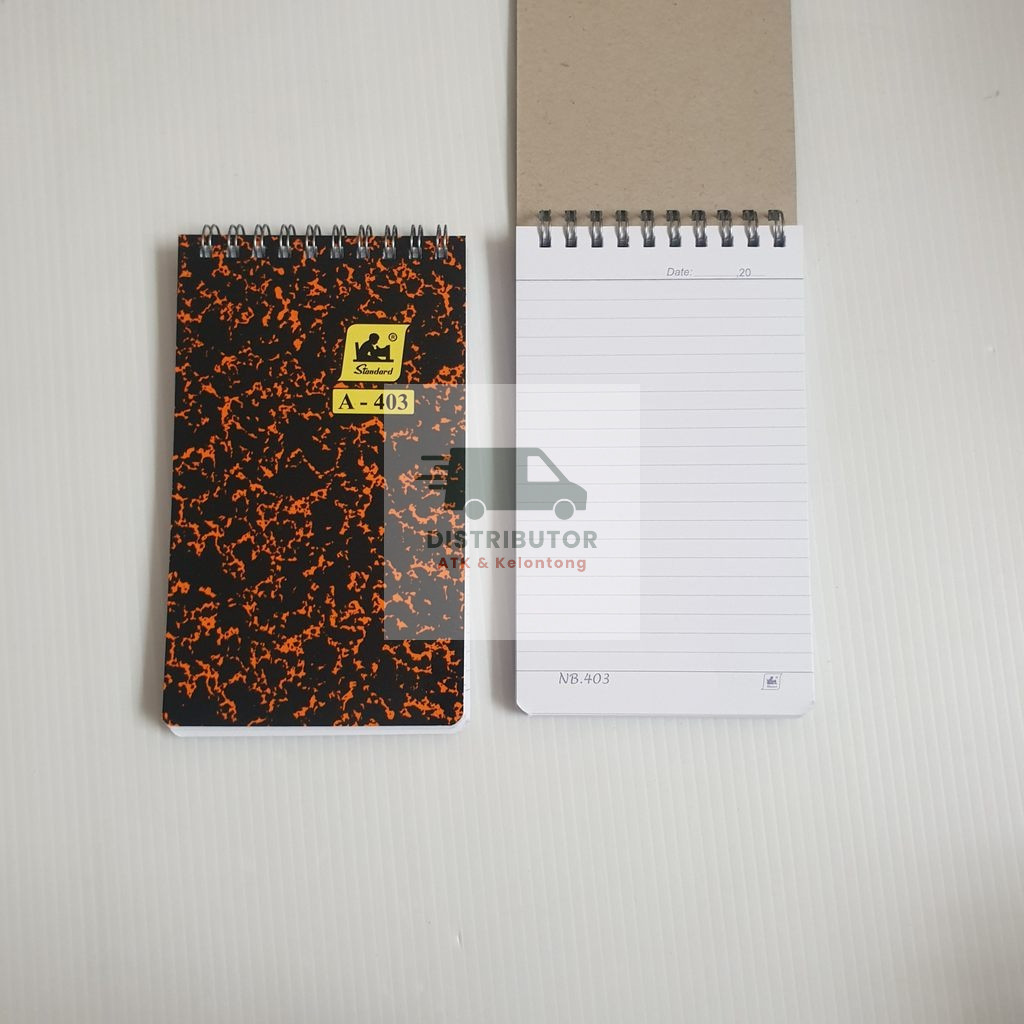 [A-403] Notes Spiral Standard Tanggung Buku Catatan Sedang