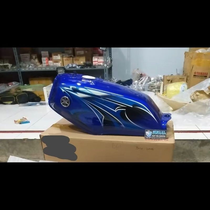 hanya tangki tengki rx king 2006 biru dragon
