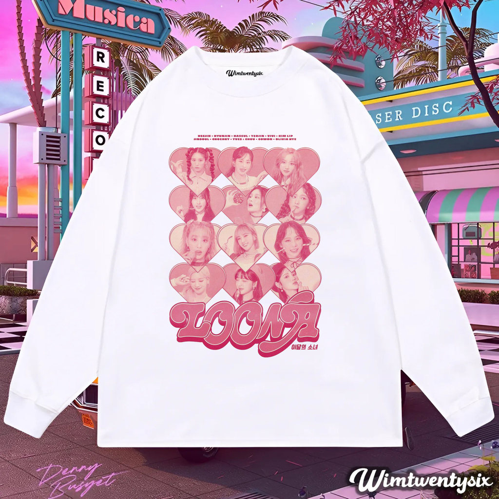 WIMTWENTYSIX “loona” Oversize Longsleeve | Longsleeve T-shirt | Kaos vintage | Kaos oversize