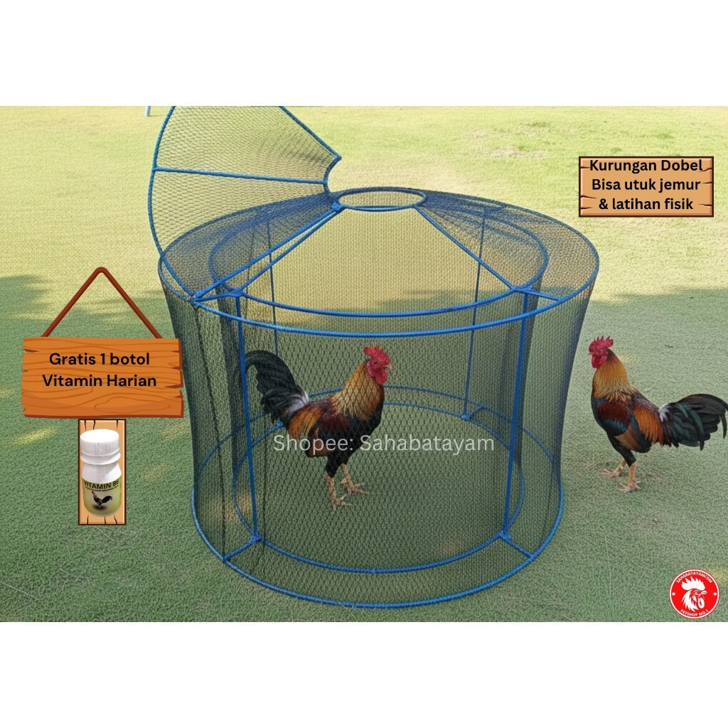 KJM - Kurungan Besi Kliter D 97 Cm LUAR 107 Cm Kurungan Kliter Kurungan Besi Klilter Kurungan Ayam K