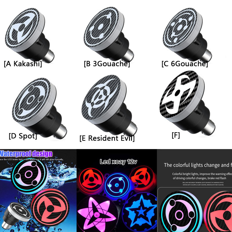 VEXCORE COD Lampu Stop Led Motor Mata Sharingan Naruto Mode Putar Dan Kedip Arus Dc 12 Volt  Lampu S