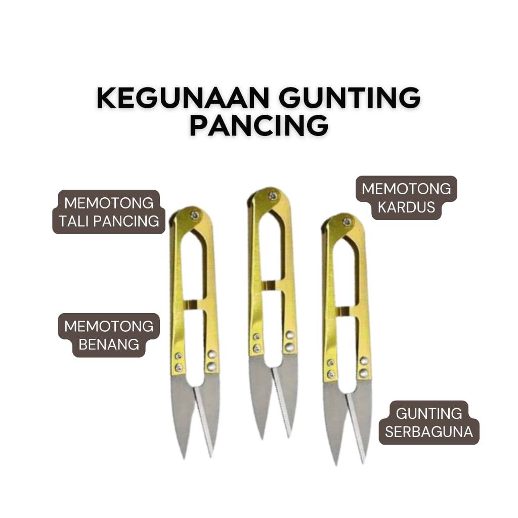 Gunting Senar Pancing Gunting Serbaguna Gunting Benang Stainless Steel