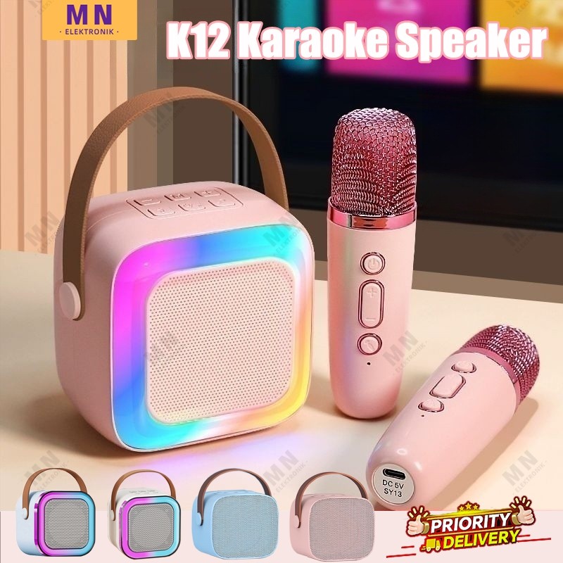 KUROMI 100% Original K1/K12/K52/Y1 Mini Bluetooth Speaker Karaoke Speaker Portable with MIC Bluetoot