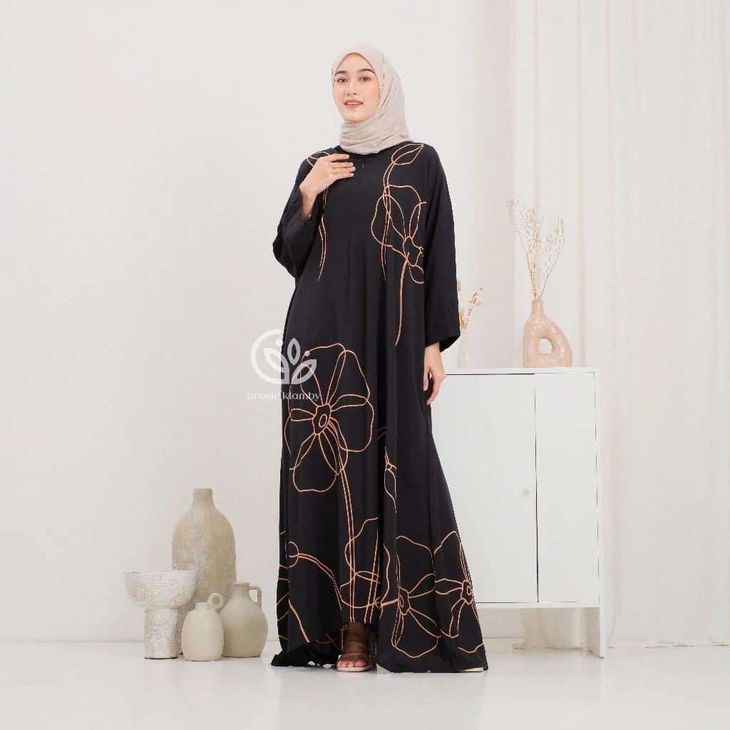 ASF1 ASF1 ASF1 Kaftan Jepara Daster Kaftan Jumbo LD 150 Kaftan Rayon Premium Motif Kaftan Batik Sult