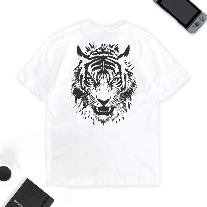 (COD) KAOS PSHT 24S | T-SHIRT SH TERATE HARIMAU MATADOR | KAOS PSHT PUTIH - M