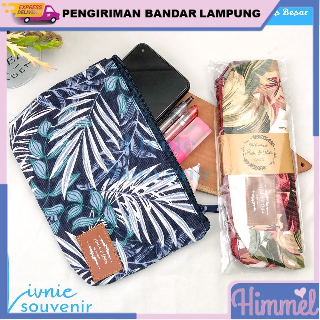 Souvenir Pouch Dompet Kanvas Besar HIMMEL SOUVENIR