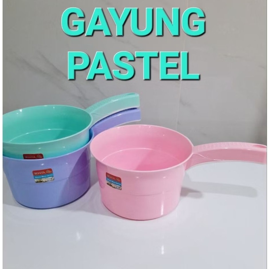 Gayung Mandi Tebal Warna Pastel / Gayung Air Besar Alat Mandi Alat Ambil Air Penggayung Air Tebal