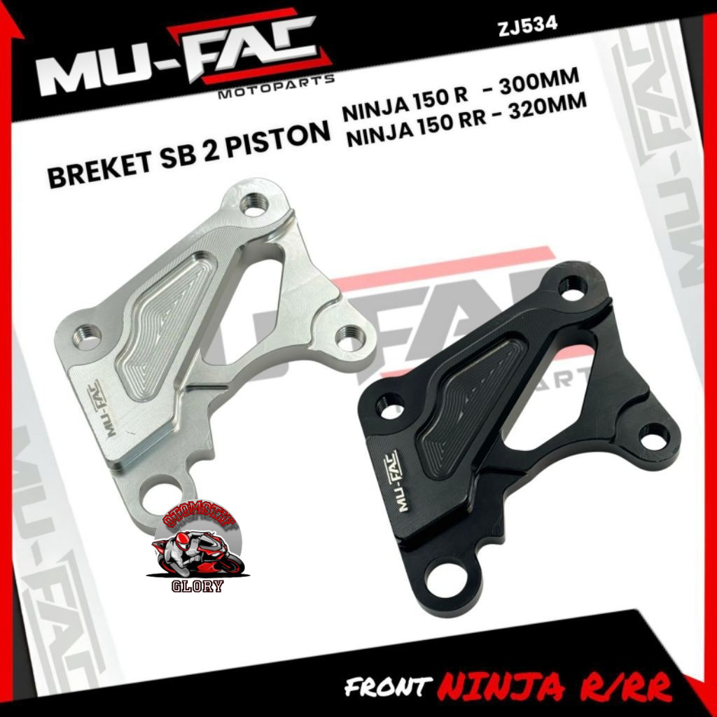 BREKET MUFAC IMPORT KALIPER 2P 2 PISTON SB - 2P SAMURAI BRAKE NISSIN SAMURAI / RCB S1 BRAKER NINJA 1