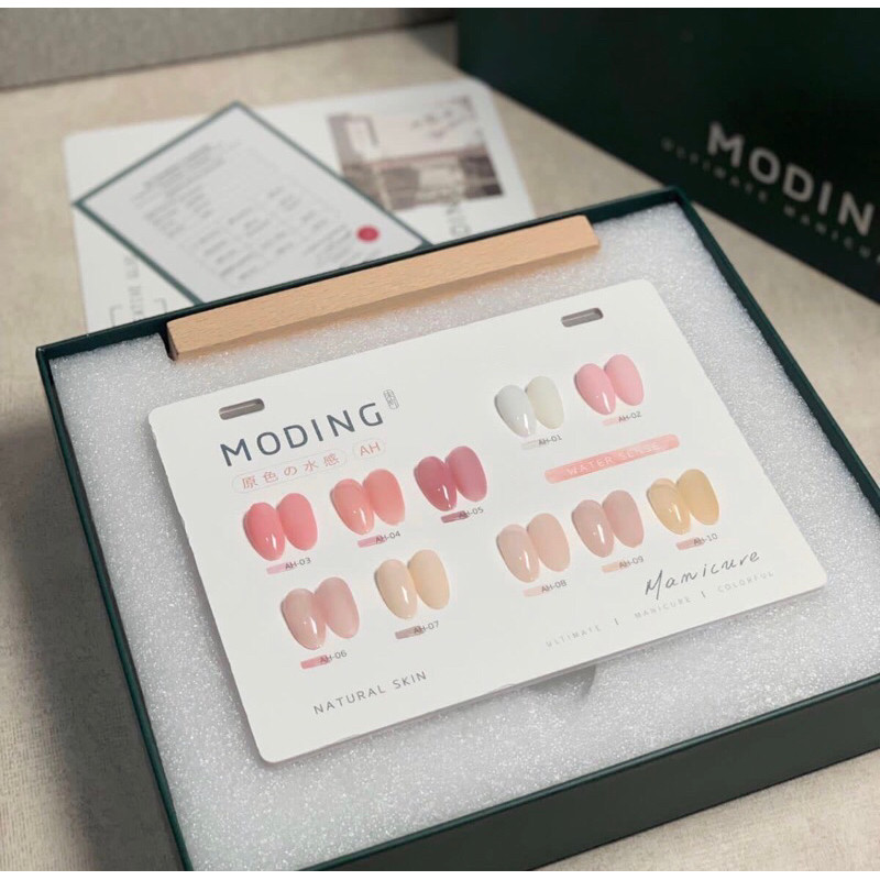 MODING AH GEL POLISH SET ISI 10 WARNA