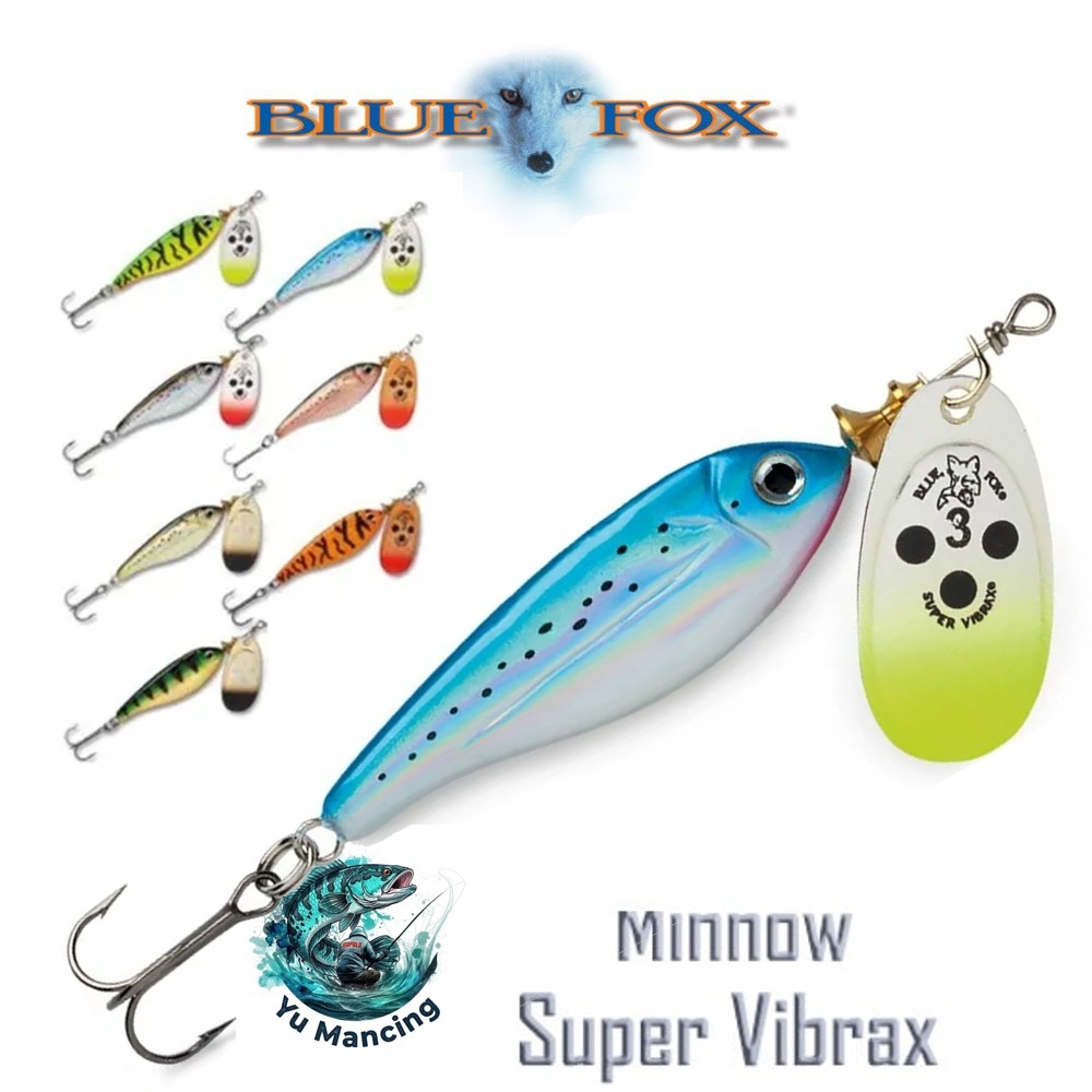 Lure Blue Fox Minnow Super Vibrax 5gr, 9gr - Inline Spinner