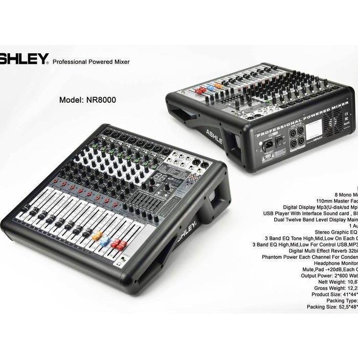 power mixer ashley nr8000 nr 8000 original