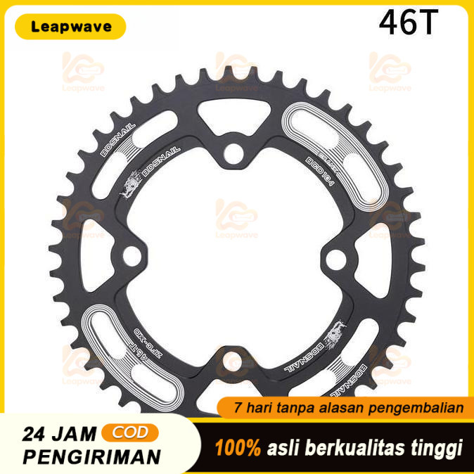 Chainring Snail BCD 104 Narrow Wide 44T 46T 48T 50T Bulat Untuk Single Chainring