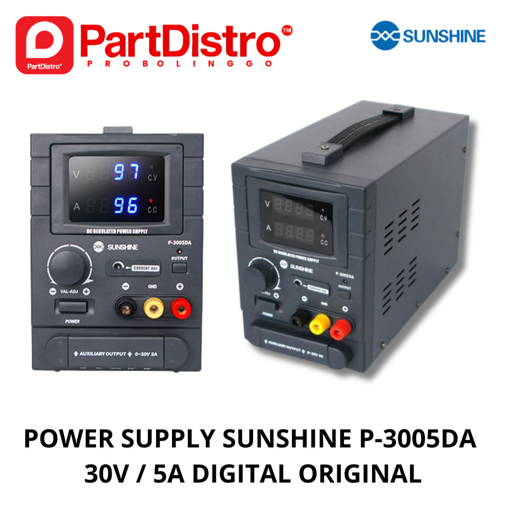Power Supply Digital SUNSHINE P-3005DA 30V / 5A Tools Service